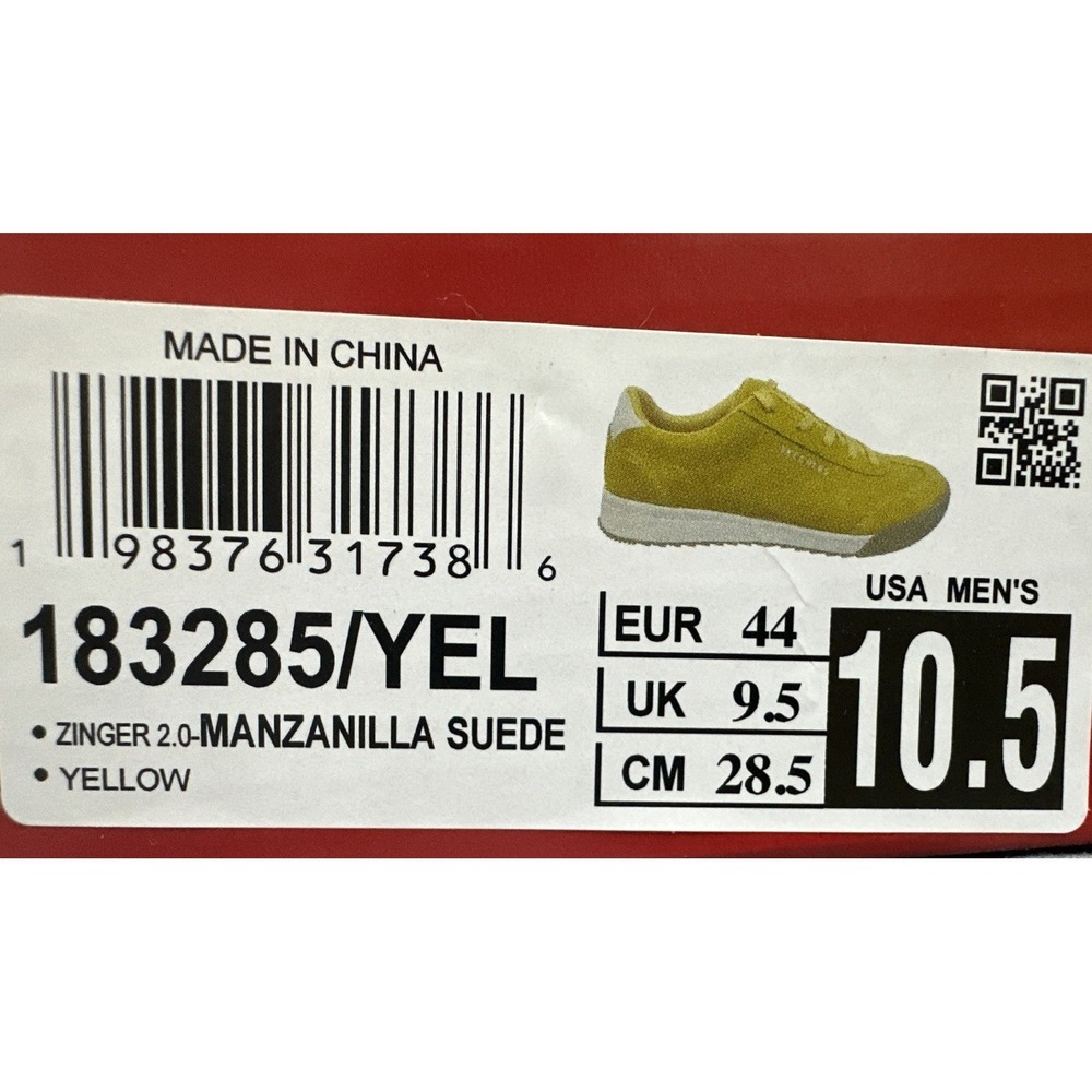 Skechers Men's Zinger 2.0 Manzanilla Suede Sneakers, Color Size 10.5 New - Picture 11 of 11